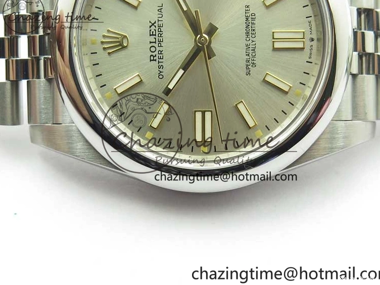 0125 WeatherProof Oyster Perpetual 41mm 124300 BP Maker Best Edition Silver Dial on SS Jubilee Bracelet A 2639